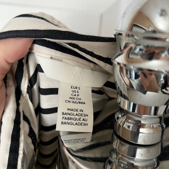 H&M Cotton poplin stripped shirt - Picture 3 of 3